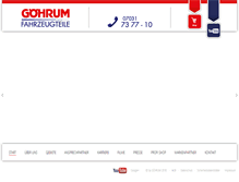Tablet Screenshot of goehrum.de